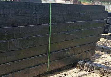 舊油浸枕木的再利用優勢 舊油浸枕木的再利用優勢